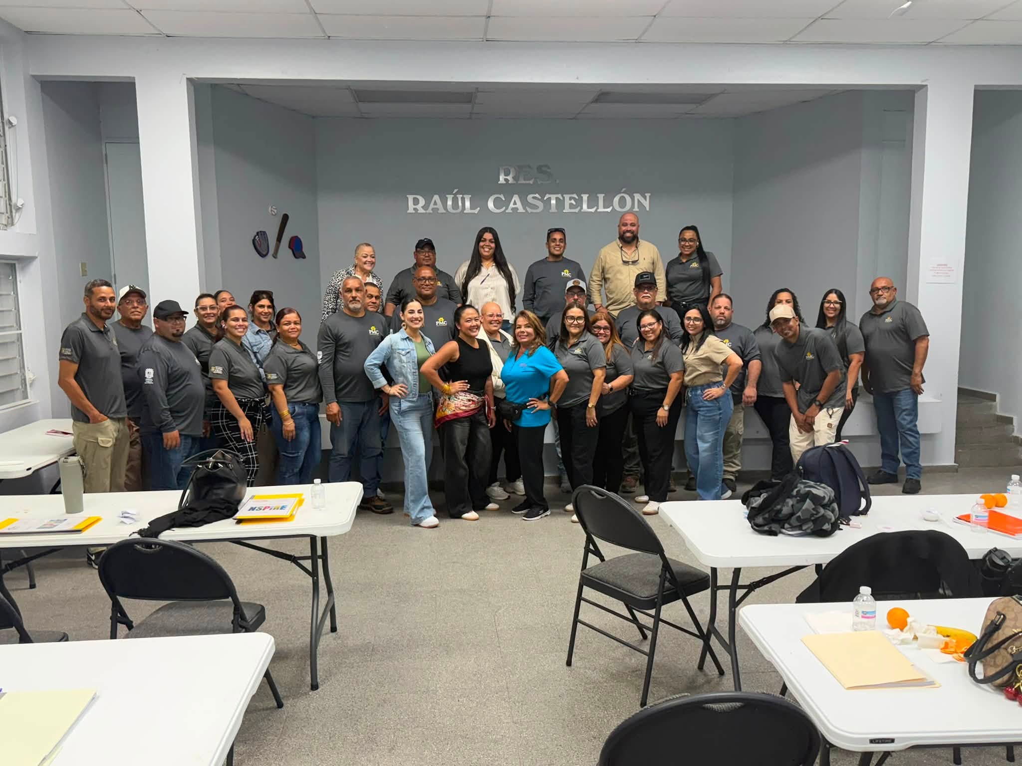 REAC staff training group
